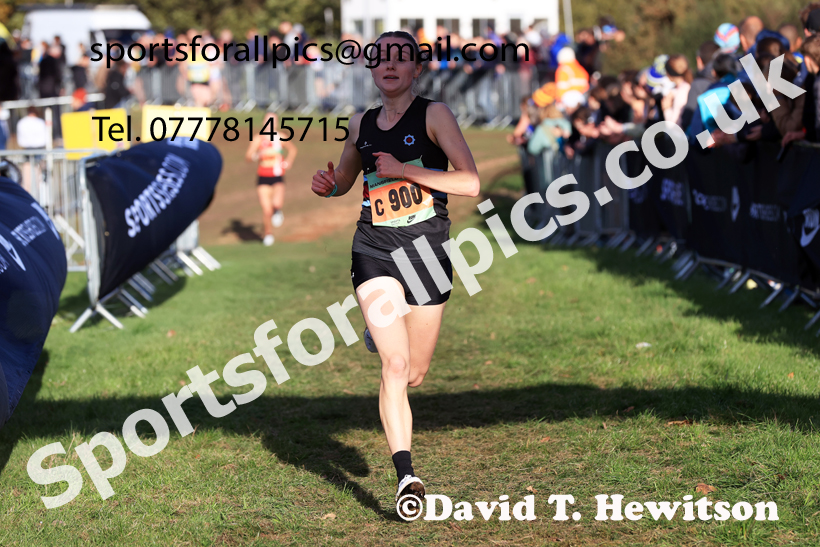 Senior Womens 2025 National Cross Country Relays, Berry Hill Park, Mansfield. Photo: David T. Hewitson/Sports for All Pics